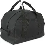 12&#034; Mini Two Tone Duffle Bag (Black) Small    