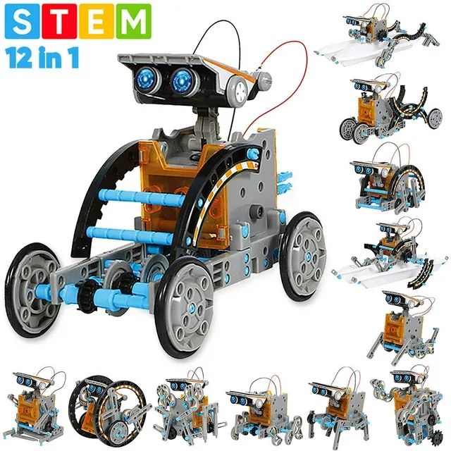 Sillbird STEM 12-in-1 Education Solar Robot Toys