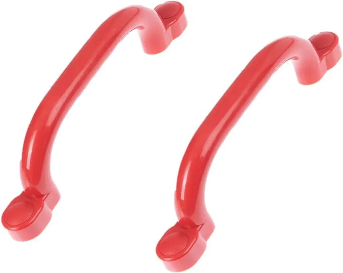 Barcaloo Playground Safety Handles - Red Grab Handle Bars for Jungle Gym