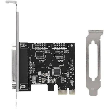 PCIE to DB25 LPT Parallel Port Expansion Card with Low Bracket, PCI Parallel Port Converter Adapter Controller for Printers, Programmers, Scanners, Support DOS, 8/7 /