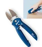 Zibra Open-It! All-In-One Multi Tool with Heavy-Duty Scissors, Box Cutter, Screwdriver, and Package Opener, Blue