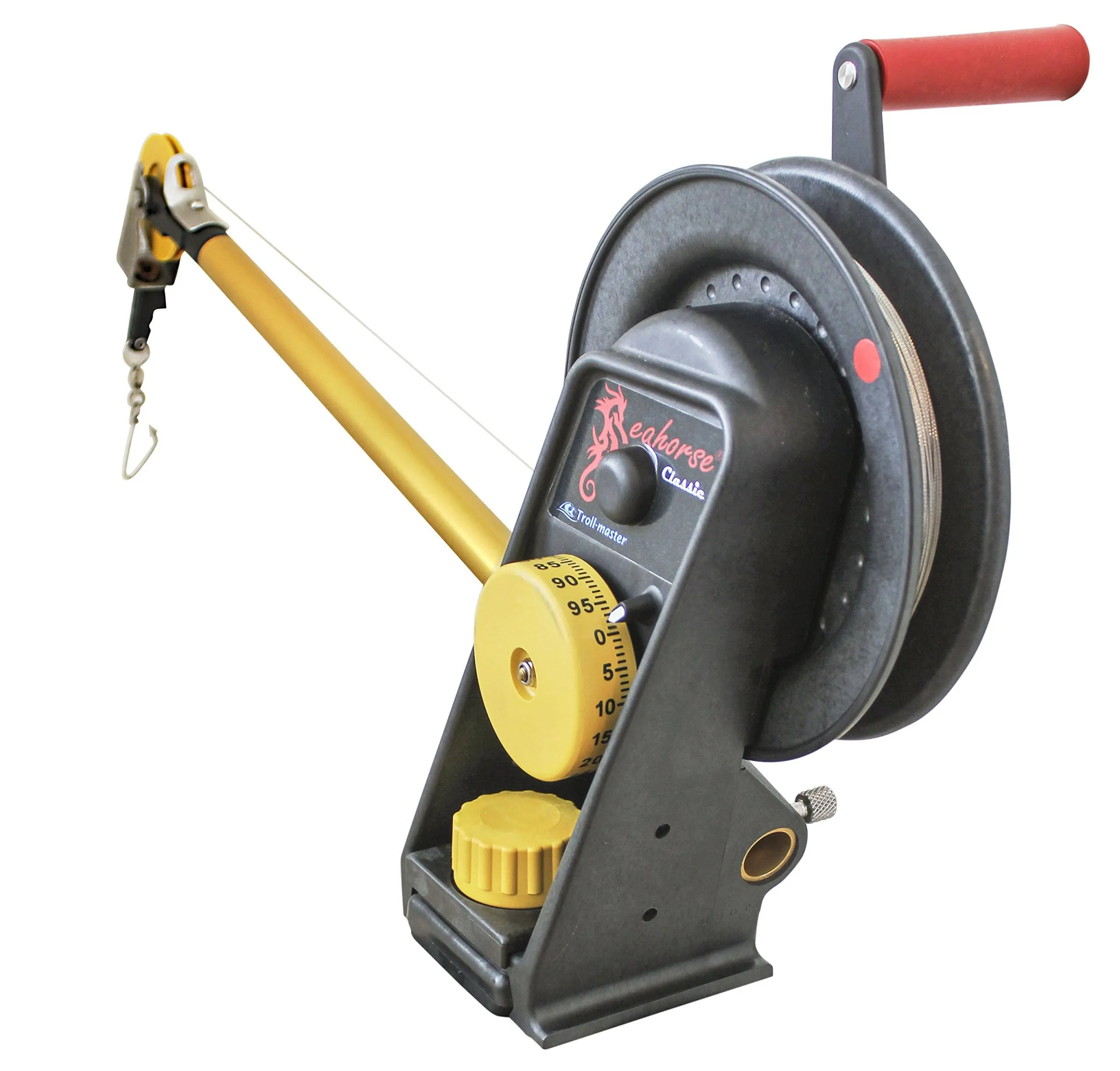 Seahorse Manual Downrigger with extended boom By Troll-master