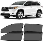 CLIM ART Magnetic Car Window Sunshade for Toyota Highlander 2014-2019