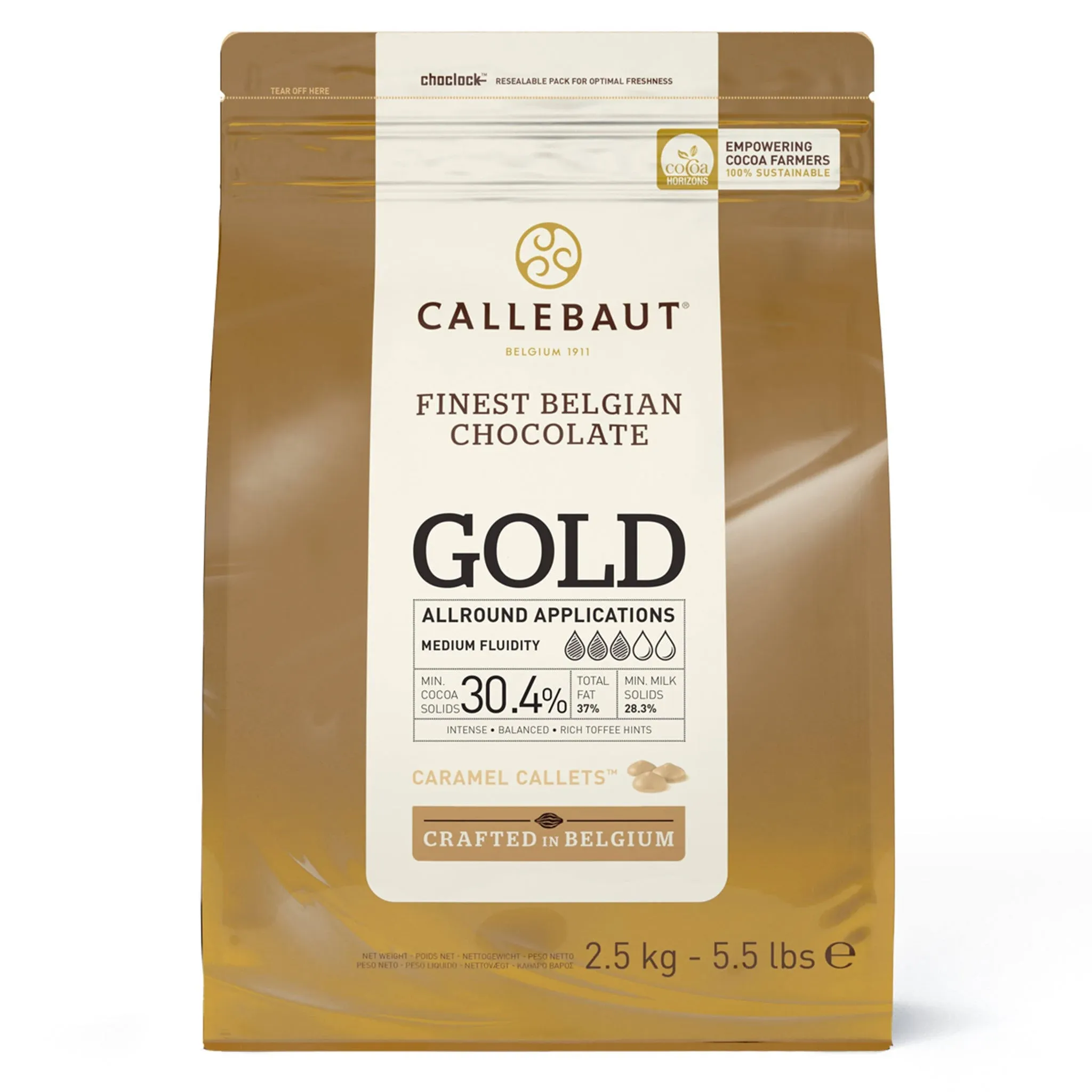 Callebaut Gold Chocolate Callets