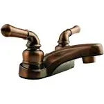 Dura Faucet DF-PL700C-ORB RV 2-Hole Bathroom Faucet with Classic 2-Handles (Oil Rubbed Bronze)