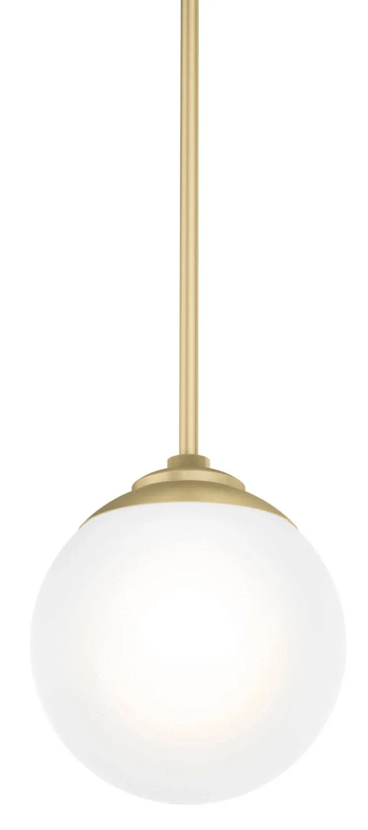 Hunter Hepburn 1 Light Mini Pendant - Painted Modern Brass - 19018