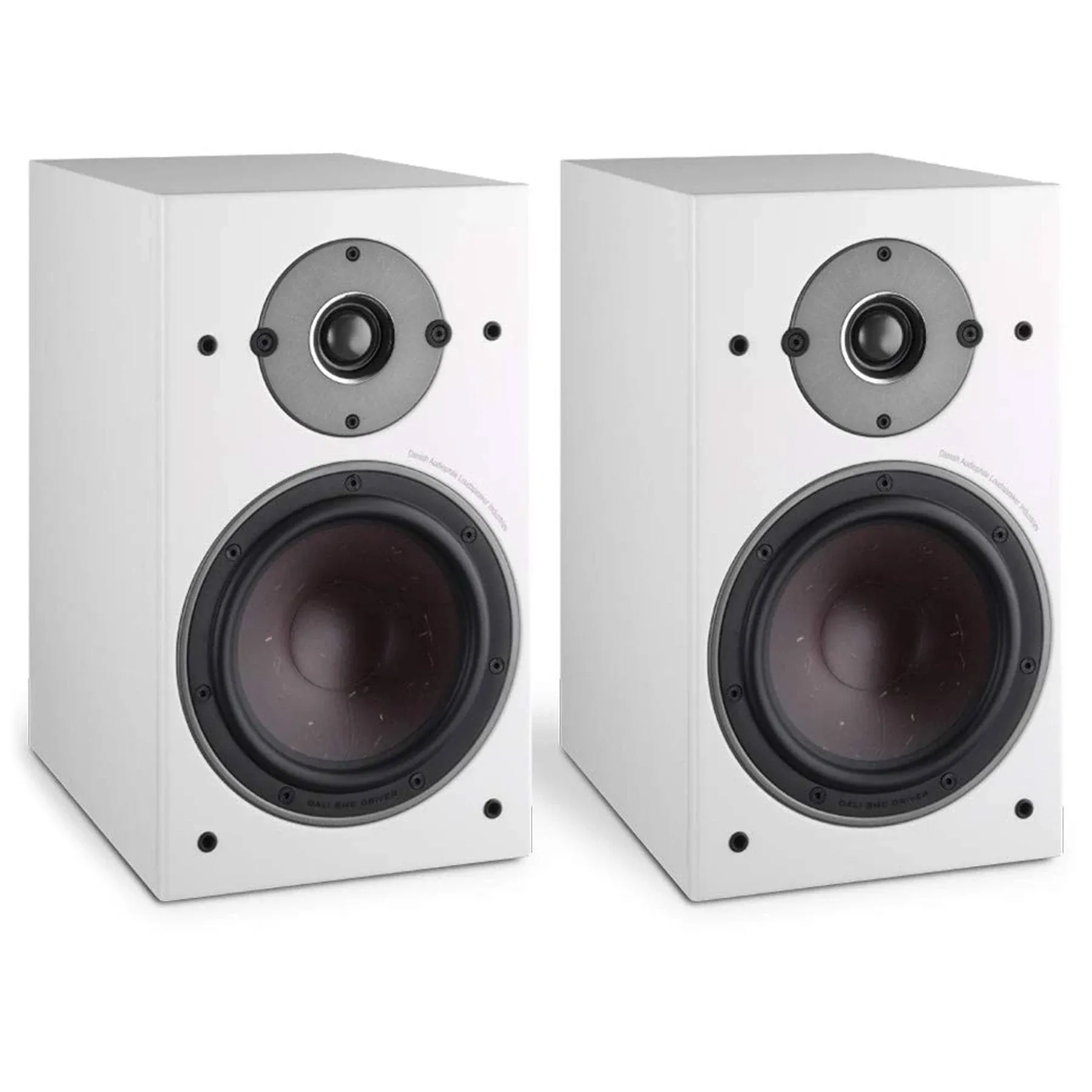 Dali: Oberon 3 Passive Bookshelf Speakers - White (Pair) - (Open Box Special) | Reverb