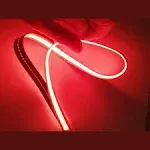 16.4FT/5M COB Flexible LED Strip Light DC12V/24V 528leds/m Bendable Tape (12V, Red)