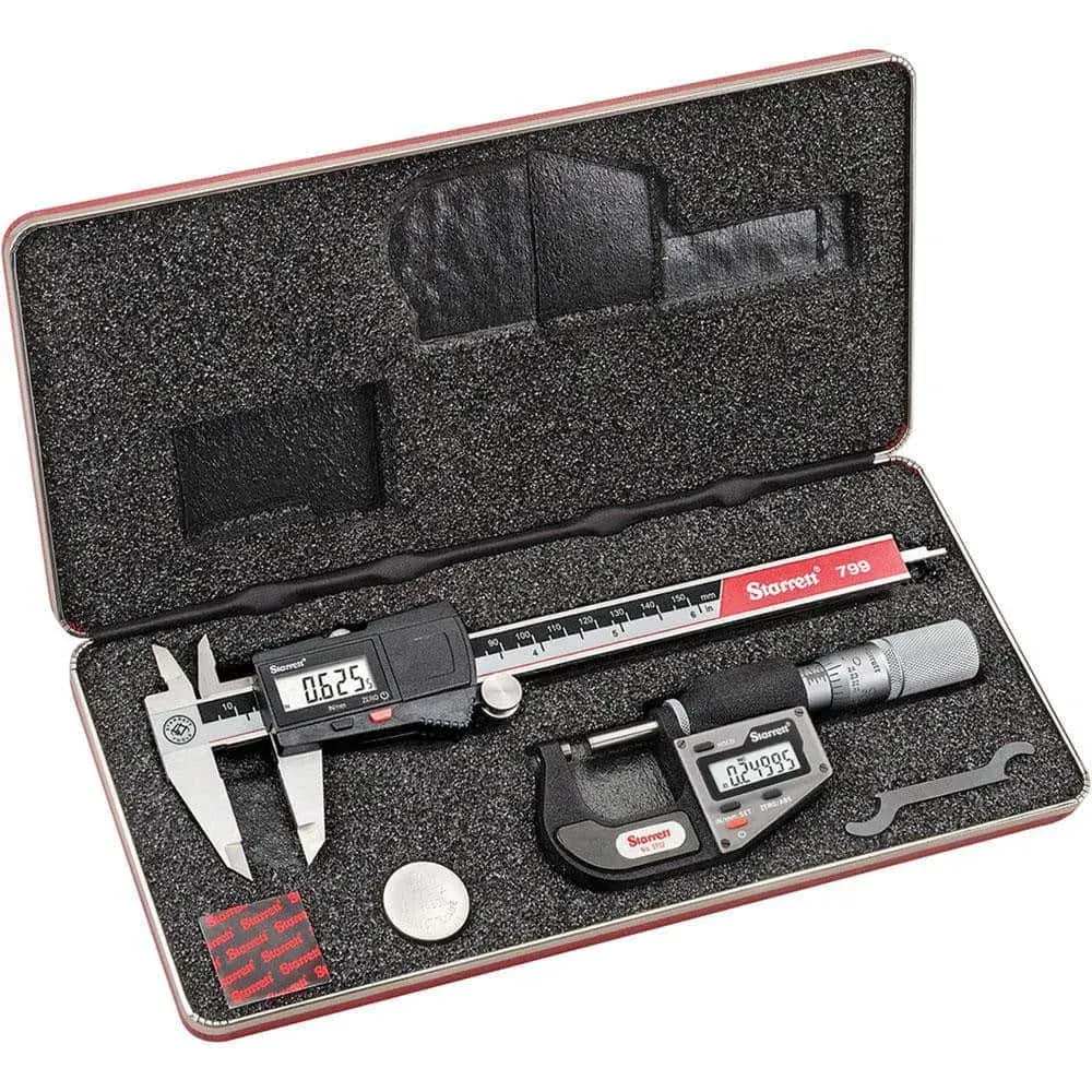 #S766AZ - Electroic Tool Set - Includes 0-6" Electronic Slide Caliper and 0-1" Electronic Outside Micrometer