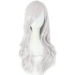 Costume Wigs Long Curly Wig With Bangs Synthetic Wig Beginners Friendly Heat Resistant For Halloween Cosplay Party