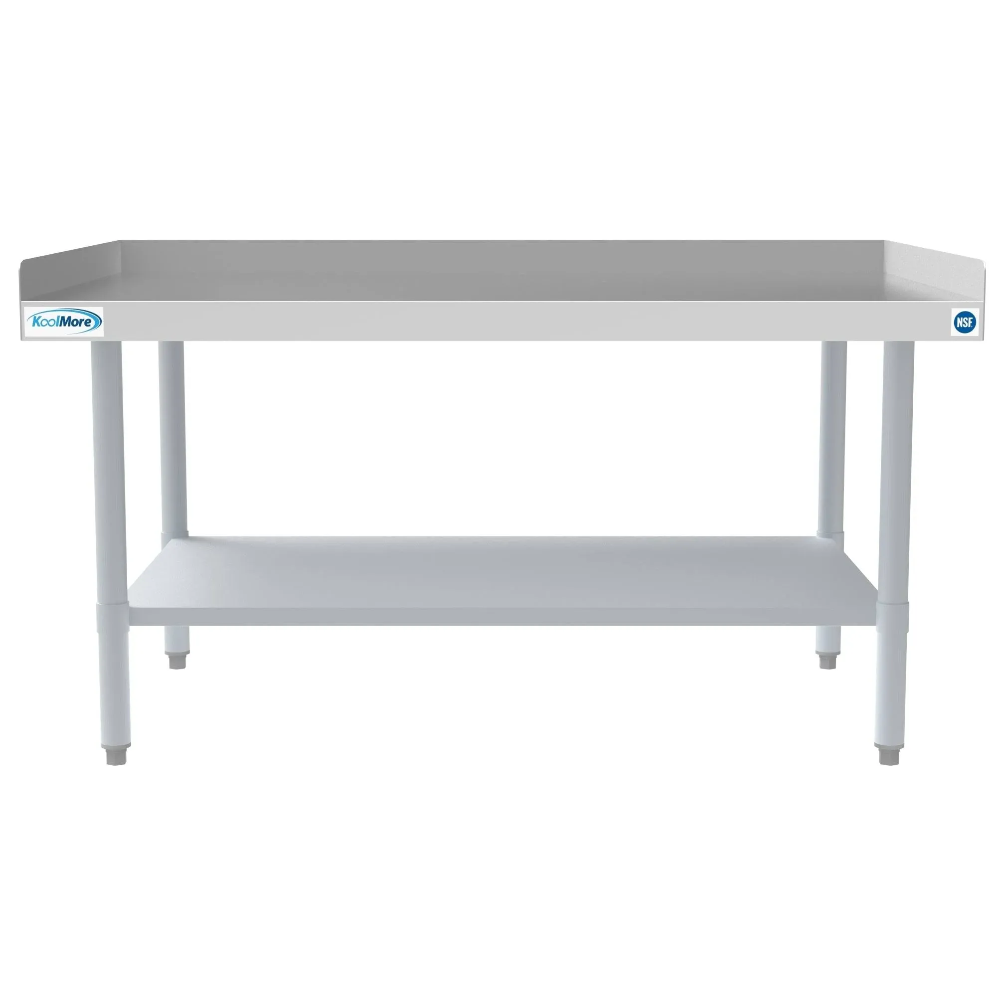 KoolMore 30x48 Heavy Duty 16-Gauge Stainless Steel Equipment Stand in Silver ...