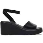 Crocs Brooklyn Ankle Strap Wedge Sandals 209406-07H Black