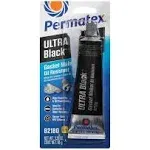 Permatex Maximum Oil Resistance RTV Silicone Gasket Maker, Ultra Black - 3.35 oz tube