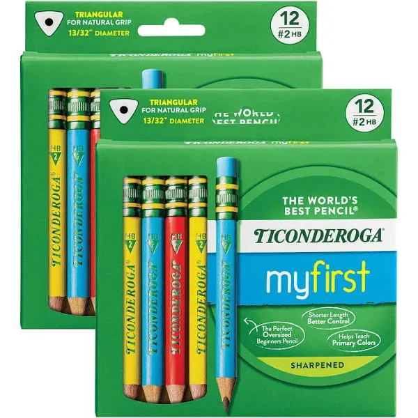 TiconderOGA My First Short Wooden Pencils