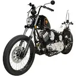 Massimo Motor Naja V-Twin 2 Cylinder 249cc EFI Motorcycle (Black)