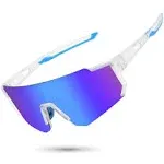 STORYCOAST Polarized Sports Sunglasses for Men Women,Driving Fishing Cycling Mountain Bike Sunglasses UV400 Protection