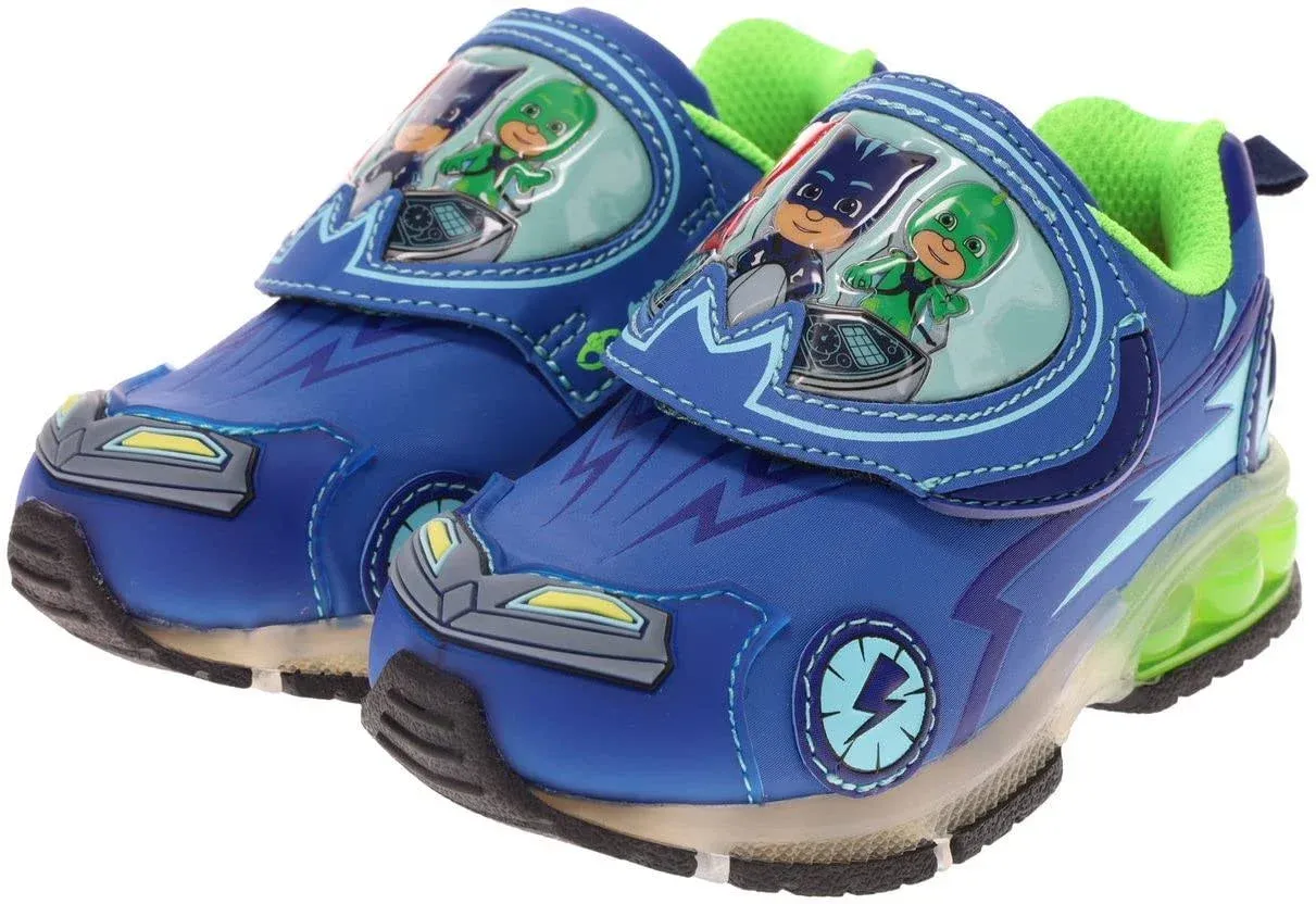 Pj Masks Toddler Light Up Shoes, Athletic Shoe with Hook and Loop Strap,Toddler ...