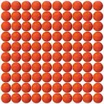 Dart Zone BallistixOps 100-Round Refill Pack for Nerf Rival, Orange