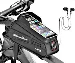 Alphantino Waterproof Bike Frame Bag Large Cycling Phone Pouch Bicycle Phone Holder for GPS