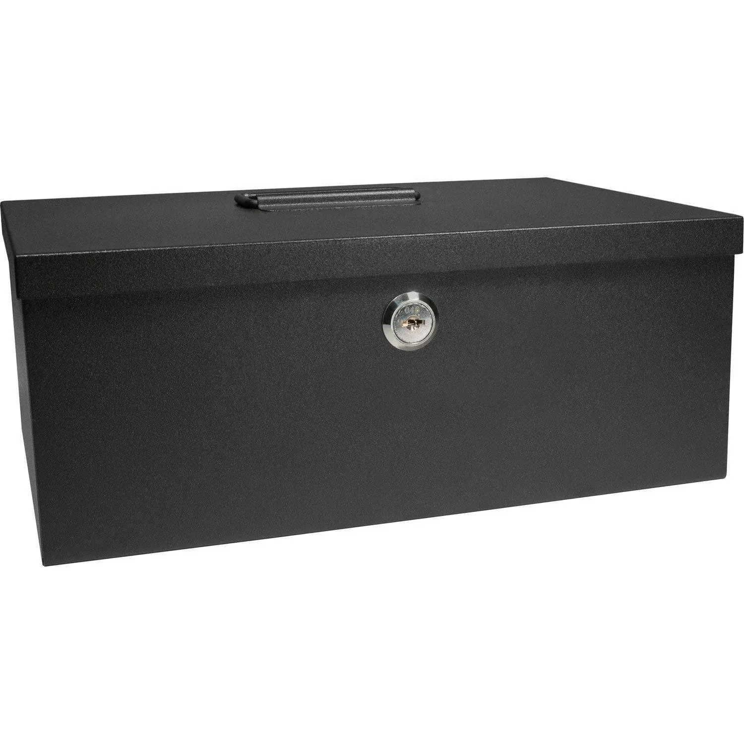 Barska Cash Box and 6-Compartment Tray with Key Lock CB11792