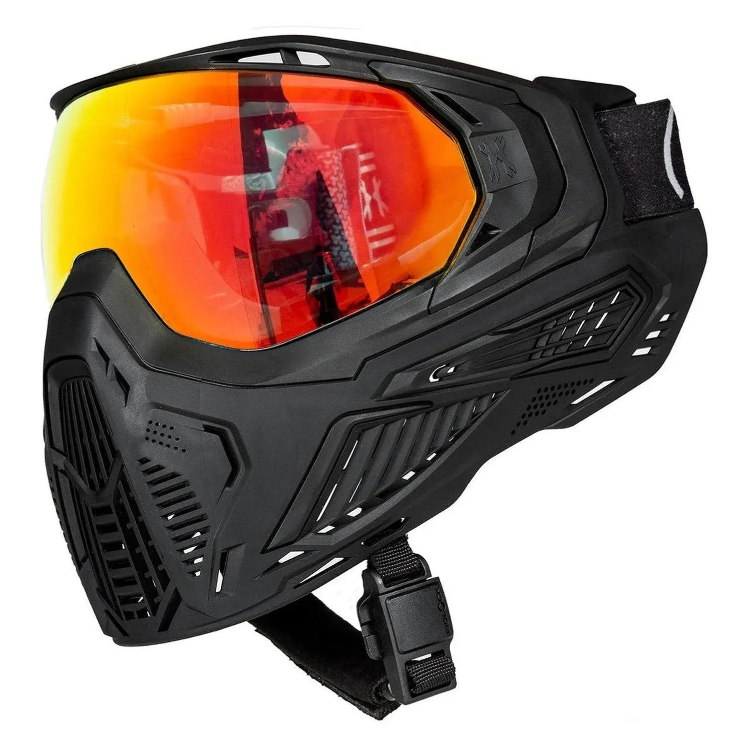 HK Army SLR Paintball Mask- Nova (Black/Black) Scorch Lens