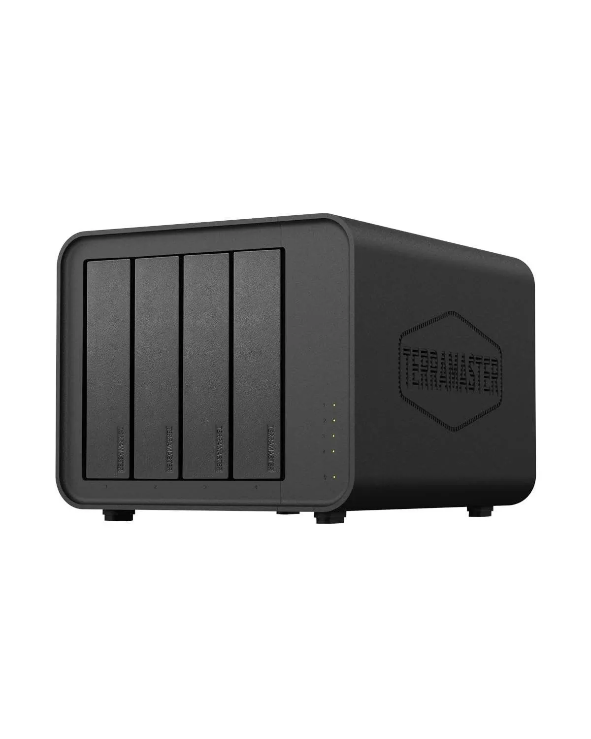 TERRAMASTER F4-212 4 Bay NAS - Quad Core CPU, DDR4 RAM, Network Attached Storage Personal Cloud with Rich Backup Solutions (Diskless)