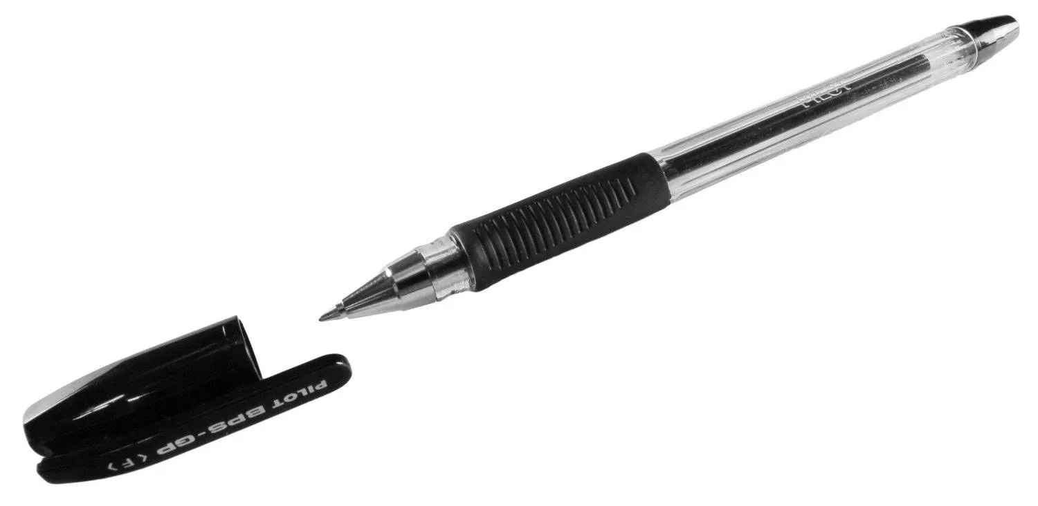 Pilot BPS-GP Ballpoint Pen - Pack of 12 / Black / Fine