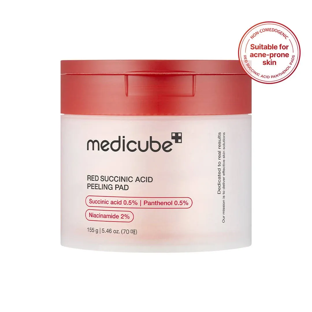 [medicube] Red Succinic Acid Peeling Pad (70ea)