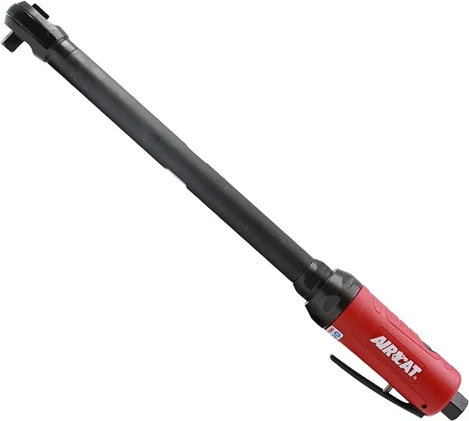 AirCat Pneumatic Tools 808-22-A: 22.5 Inch Long Reach Ratchet 160 RPM, 65 ft-lbs Maximum Torque - Composite Overmold Grip