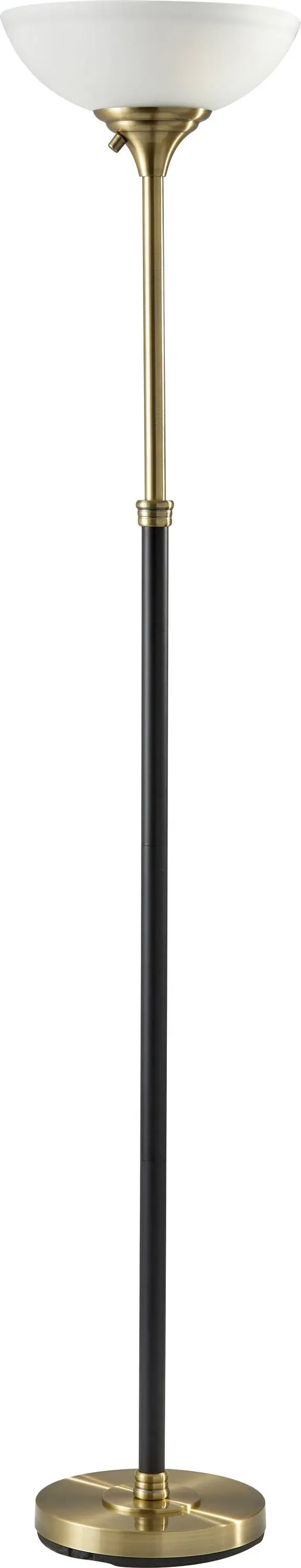 Adesso 4208-21 Bergen Torchiere, Lamp, Black