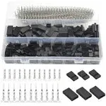 WMYCONGCONG 900 PCS Universal Servo Cable Wire Connector Male Female Crimping Pin Kit Compatible with JR Hitec Servo Connector