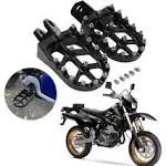 AnXin Dirt Bike Foot Pegs CNC Footpegs Footrest Foot Pedals Rests for DRZ400 2000-2004 DRZ400E 2000-2007 DRZ400S 2000-2024 DRZ400SM 2005-2024 RM250