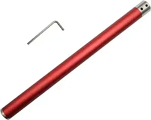 Red Aluminum alloy Interchangeabl<wbr/>e Handle with 12mm Aperture for Dirtech Wood...