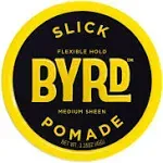 BYRD Hair Clay Pomade – Strong Hold, Ultra Matte Finish, Add Volume and Sculpt to All Hair Types, 3.35 Oz