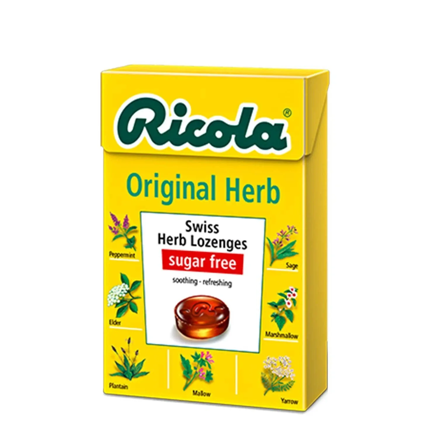 Ricola Original Sugar Free Swiss Herb Drops with Stevia 45g