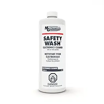 mg Chemicals Safety Wash Electronics Liquid Cleaner, 1 Liter Bottle