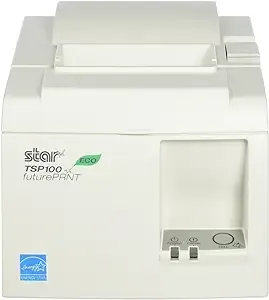 Star Micronics futurePRNT TSP100 ECO Desktop Direct Thermal Printer Monochrome Receipt Print USB With Cutter White