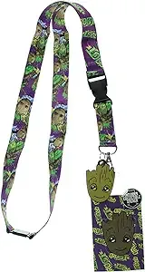 Guardians of The Galaxy Groot Lanyard with Breakaway Key Strap