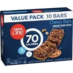 Fiber One 70 Calorie Bar Chocolate Peanut Butter 10 Count Pack of 6