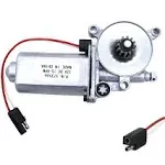 373566 RV Power Awning Motor Replacement Universal 75-RPM 12-Volt DC with Single 2-Way Connector Power Awnings Compatible with Solera Power Awnings Motor