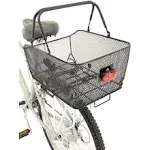 Axiom Market Basket LX Mesh Rear QR Bicycle Racktop Basket Black