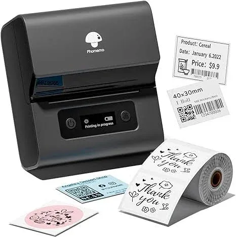 PHOMEMO M221 Portable Barcode Label Printer