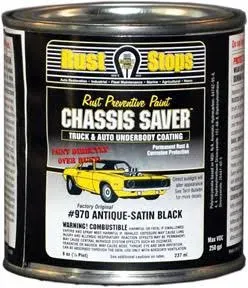 Magnet Paint & Shellac UCP970-16 Chassis Saver Satin Black-8OZ