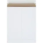 9 3/4 x 12 1/4" White (25 Pack) Self-Seal Flat Mailers