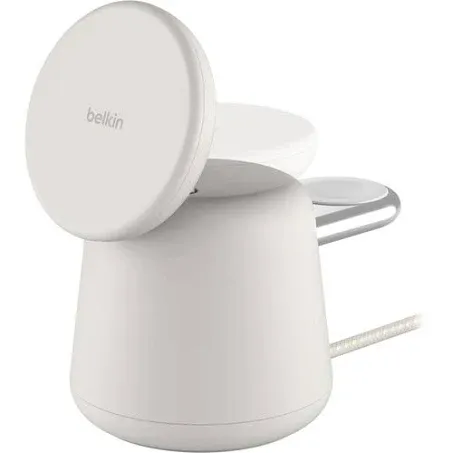 Belkin BoostCharge Pro 2-in-1 Wireless Charging Dock with MagSafe 15W