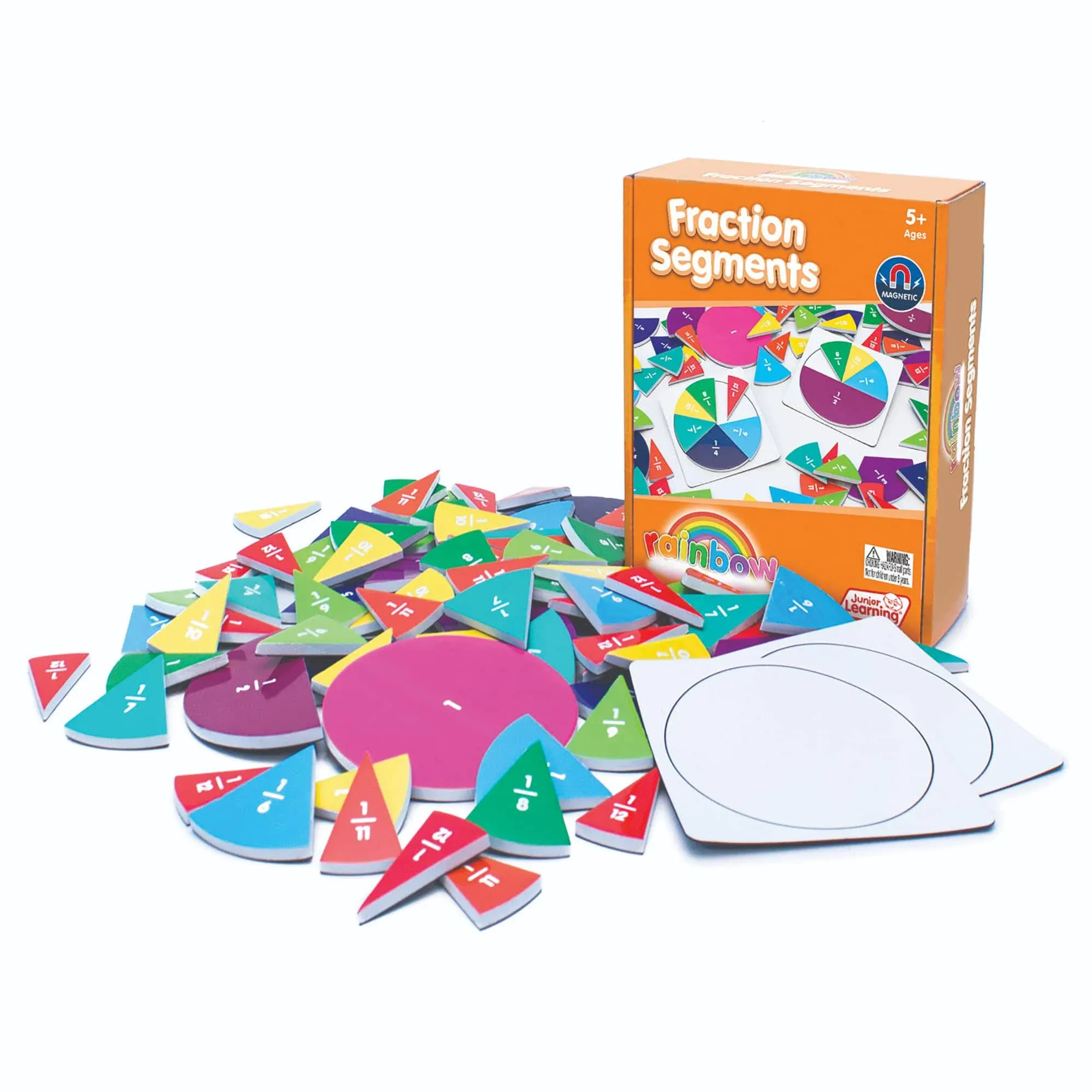 Junior Learning Fraction Segments,Assorted