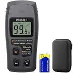 Proster Digital Wood Moisture Meter - Handheld Moisture Tester, Moisture Detector for Firewood Paper