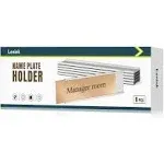 Lenink 6 Pack Name Plate Holder, Wall Mount Office Door Name Plate Holder-NEW