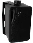 Pyle 3-way Mini Box Speaker System - 3.5 Inch 200 Watt Waterproof Marine Grade Mount Speakers - in a Heavy Duty ABS Enclosure Grill - Home, Boat, Poolside, Patio Indoor Outdoor Use (Black)