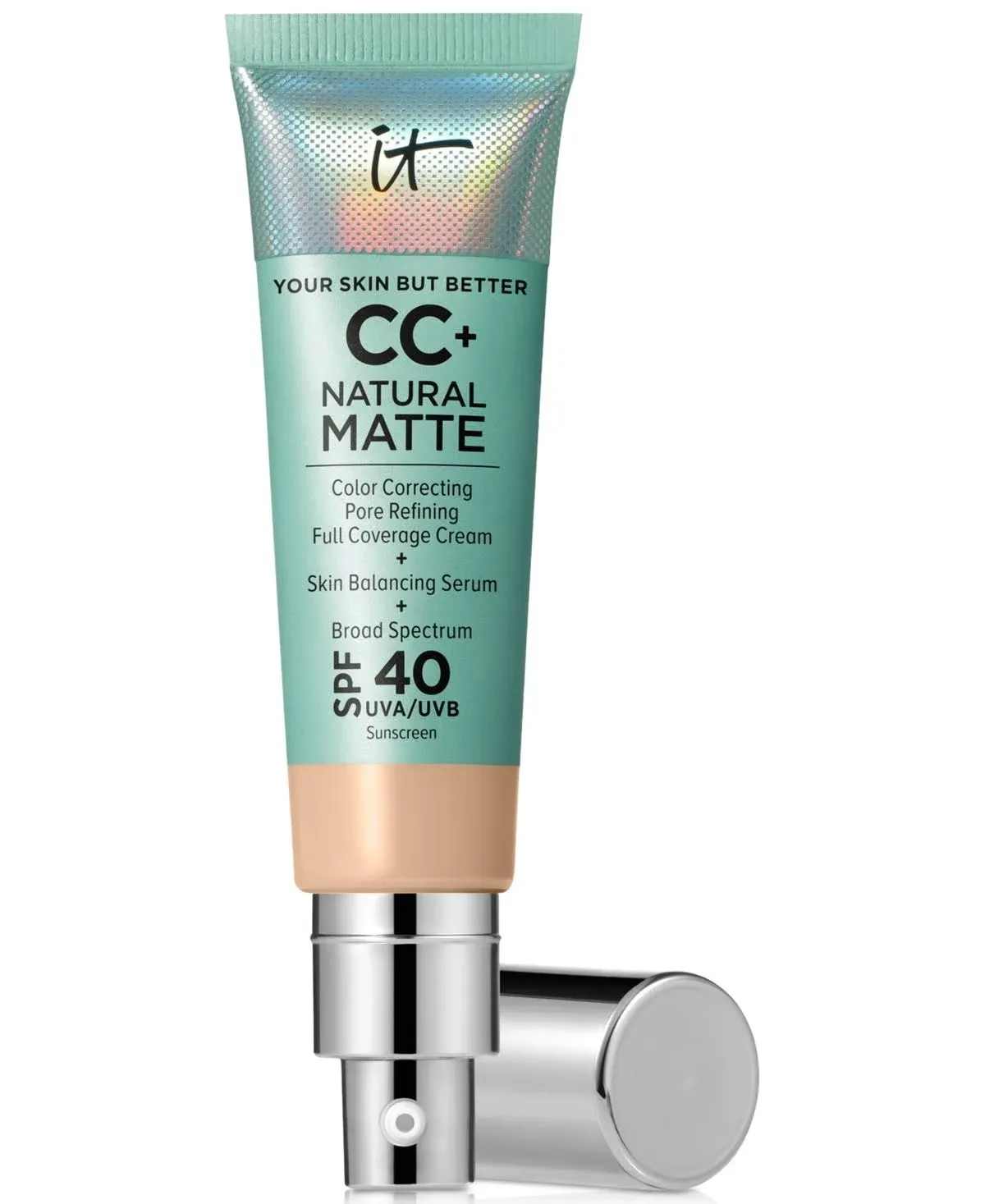 It Cosmetics Cc+ Cream Natural Matte Foundation with SPF 40 - Light